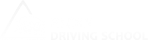 Ricky Driving School White logo